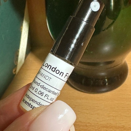 London Fog House of Brandt perfume sample like new