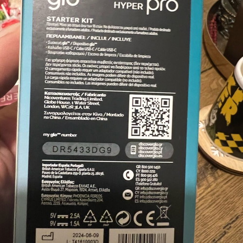 Glo Hyper Pro used electronic cigarette in excellent condition