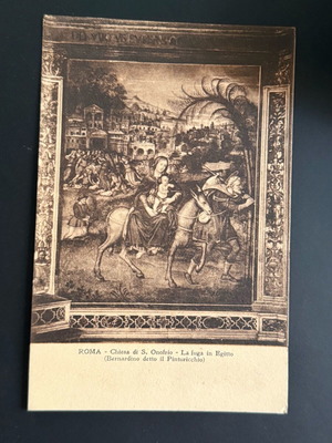 Καρτ ποστάλ Η Φυγή στην Αίγυπτο του Bernardino di Betto καινούργιο