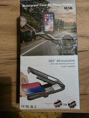 Waterproof phone holder base for motorcycle mirror new
