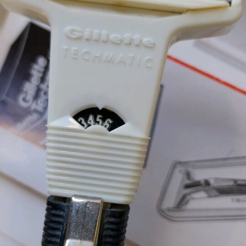 Gillette retro razor used