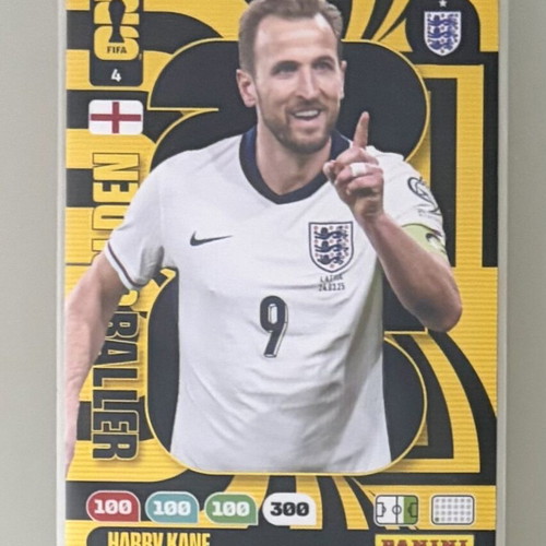 Panini Golden Baller Harry Kane card World Cup 2026