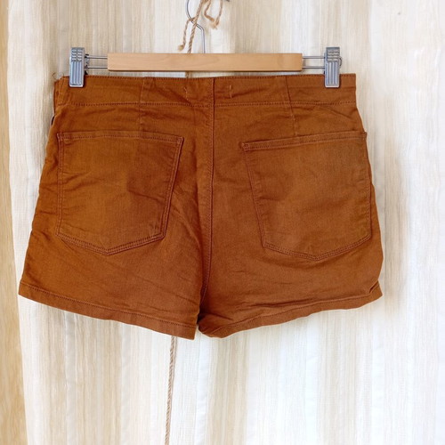Pull & Bear high-waist shorts size L 40 12 like new, brown