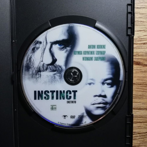 Instinct DVD like new with Greek subtitles