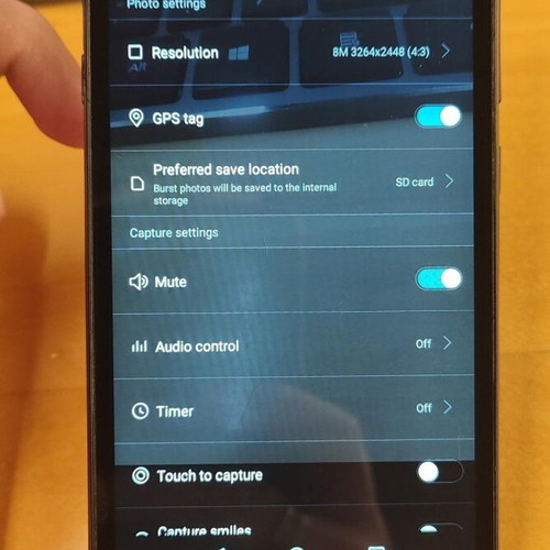 Huawei Y5II CUN-L01 used, black, with memory card slot