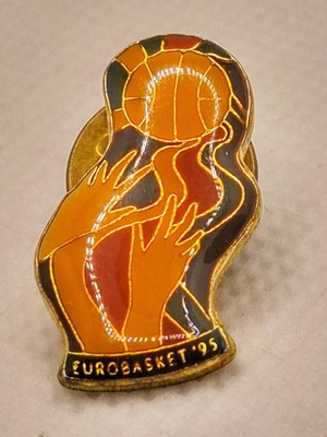 Eurobasket '95 collectible pin like new