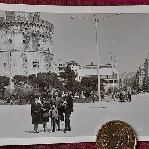 Thessaloniki White Tower vintage photo 1960s like new