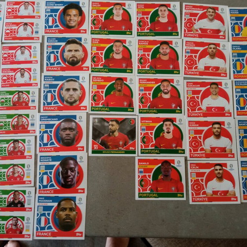 Euro 2024 Topps stickers like new, pack of 370 pieces