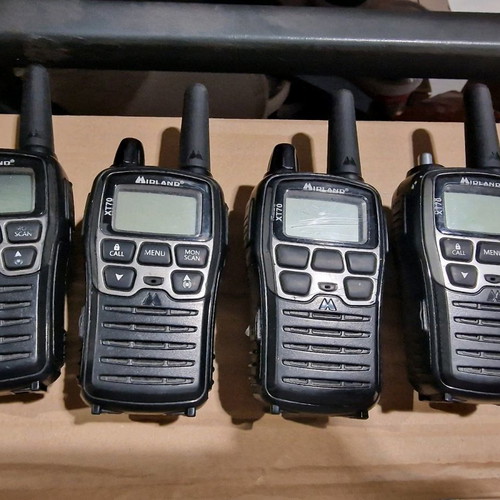 Walkie Talkies used, pack of 4 pieces