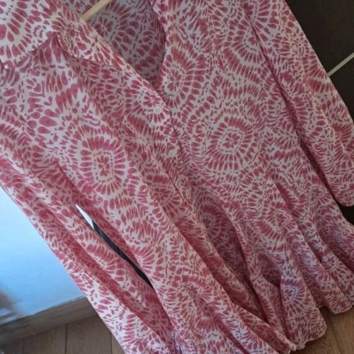 Zara spring dress pink like new, size M
