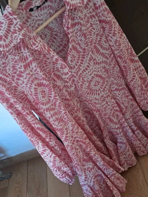Zara spring dress pink like new, size M