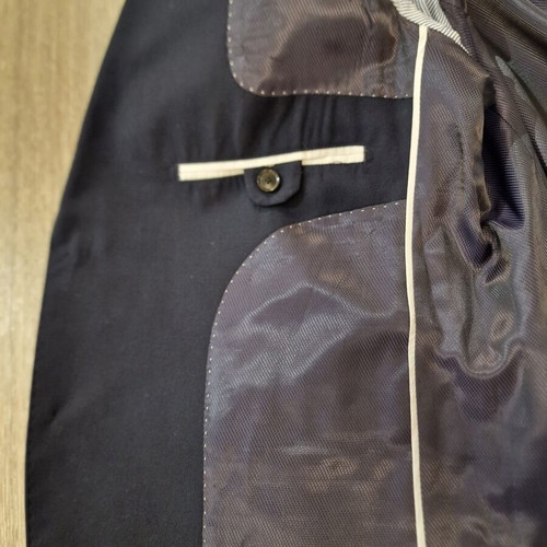 Wool jacket Mango like new, blue, small defect on shoulder