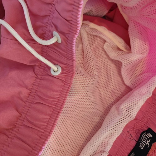 Hollister men's swimwear like new, pink, size M