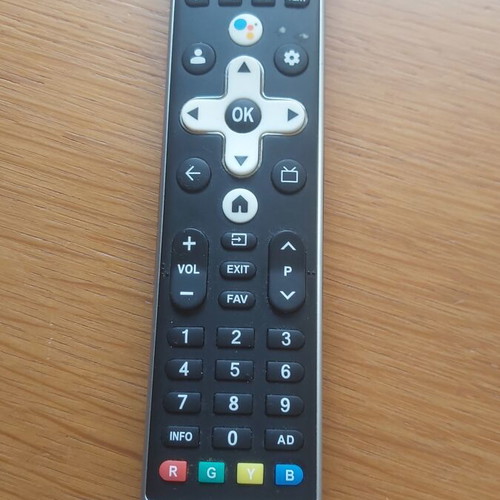 Tesla Smart TV Remote Control like new with Netflix and Google Assistant