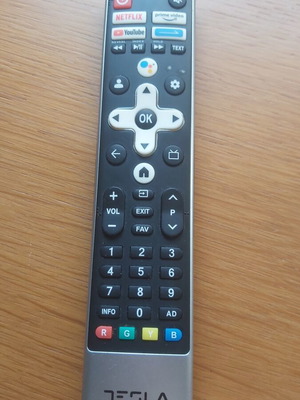 Tesla Smart TV Remote Control like new with Netflix and Google Assistant