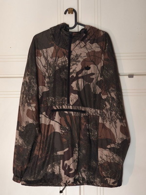 Adidas Originals windbreaker camouflage green size M like new