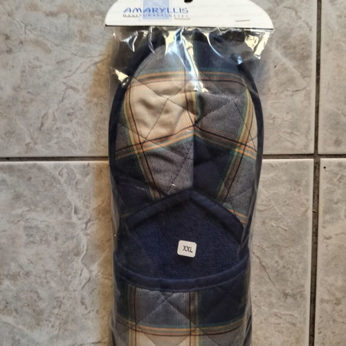 Amaryllis Slippers winter home slippers size 44, blue checkered