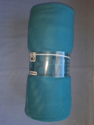 Fleece blanket, blue, 220x240 cm
