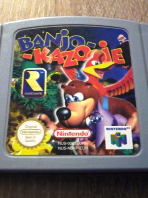 Banjo Kazooie Nintendo 64 game used, action