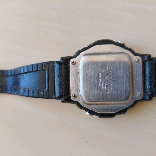 Casio TS-100 World Time Vintage 80’s/90’s digital watch used for parts