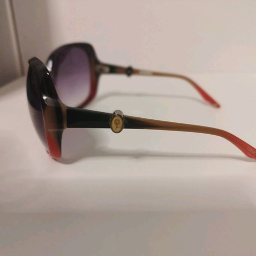 Versace sunglasses used with black and red acetate frame
