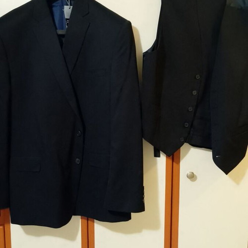 Marks & Spencer 3 piece suit regular fit dark blue new