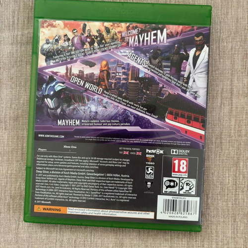 Agents of Mayhem Xbox One used PAL