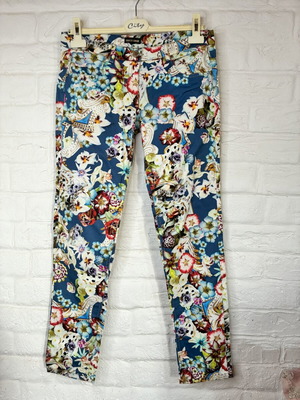 Cavalli pants trousers like new, multicolor