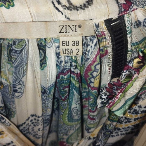 Zini shirt with lace pattern like new, size 38