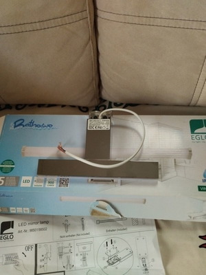 Eglo bathroom mirror LED lamp 20 cm new, 900 lumen warm light