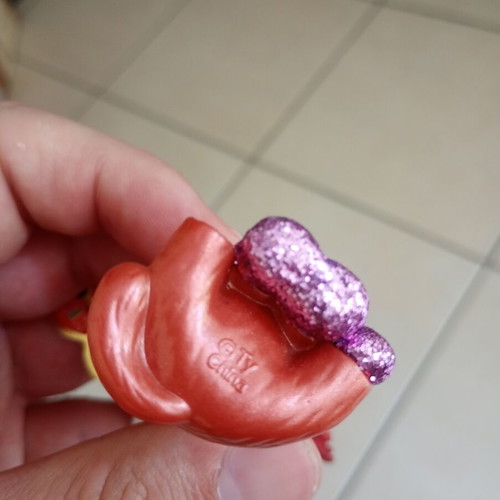Ty Beanie keychain figure used with missing leg