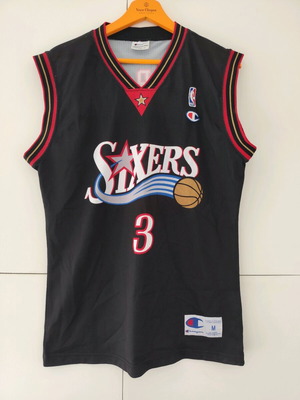 NBA Philadelphia 76ers Iverson jersey used, size Medium