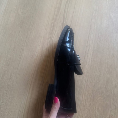 DKNY loafers used, size 38.5, black