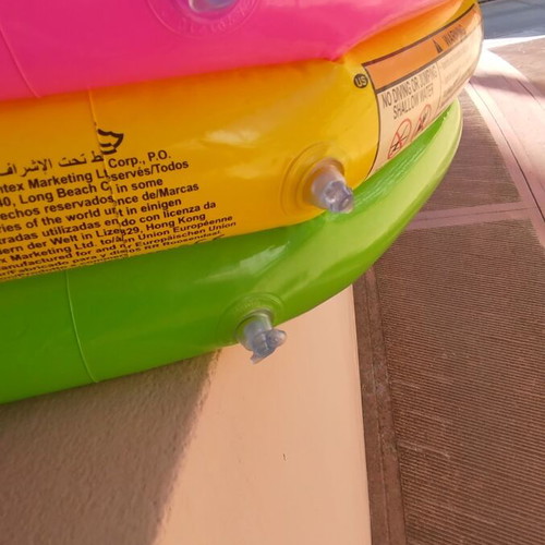 Baby float set like new with inflatable pool and noodle