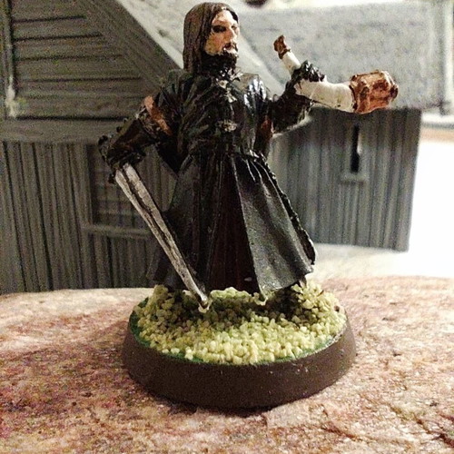 Boromir metal miniature used, Games Workshop Lord of the Rings