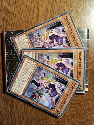 Bunny Ear Enthusiast trading cards pack of 3 like new