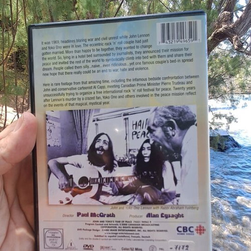 John & Yoko's Year of Peace DVD used, documentary with subtitles