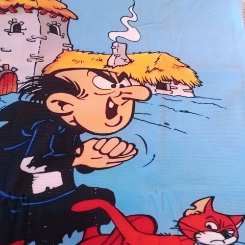 Gargamel and Azrael Pillowcase new with zipper