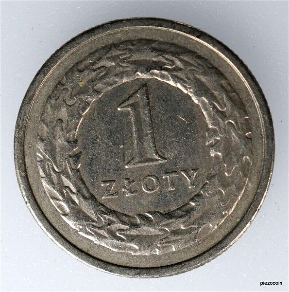 polonias 1 ZLOTY 1991, 1 ZLOTY COIN Polska 1991