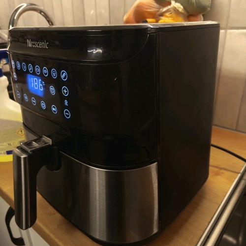 Proscenic T21 Air Fryer with Removable 5.5L Basket like new, silver