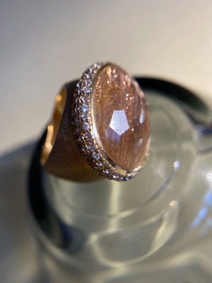 Galerie Tsangarakis ring used, 925 silver and 0.10 micro gold
