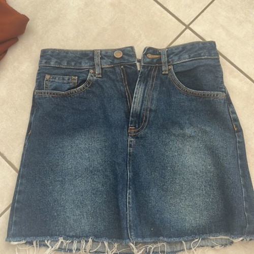 Denim skirt Pink Woman new, size S 36 8, blue