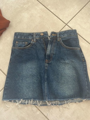 Denim skirt Pink Woman new, size S 36 8, blue