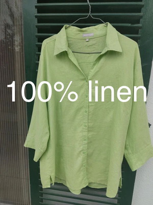 Marco Pecci 100% linen green shirt like new XXL