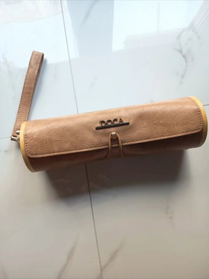 Doca handbag new, beige and brown
