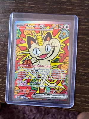 Κάρτα Meowth ex Pokémon καινούργια