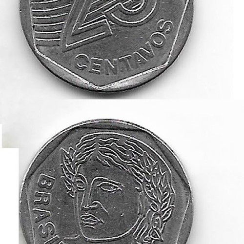 Brazil Two Coins Used