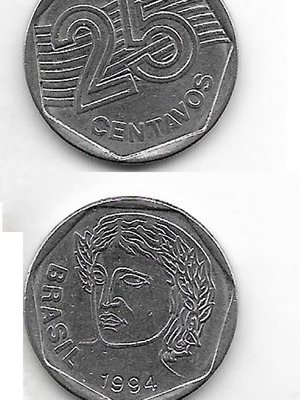 Brazil Two Coins Used