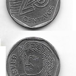 Brazil Two Coins Used