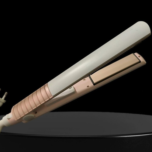 SilverCrest Hair Straightener like new, pink gold